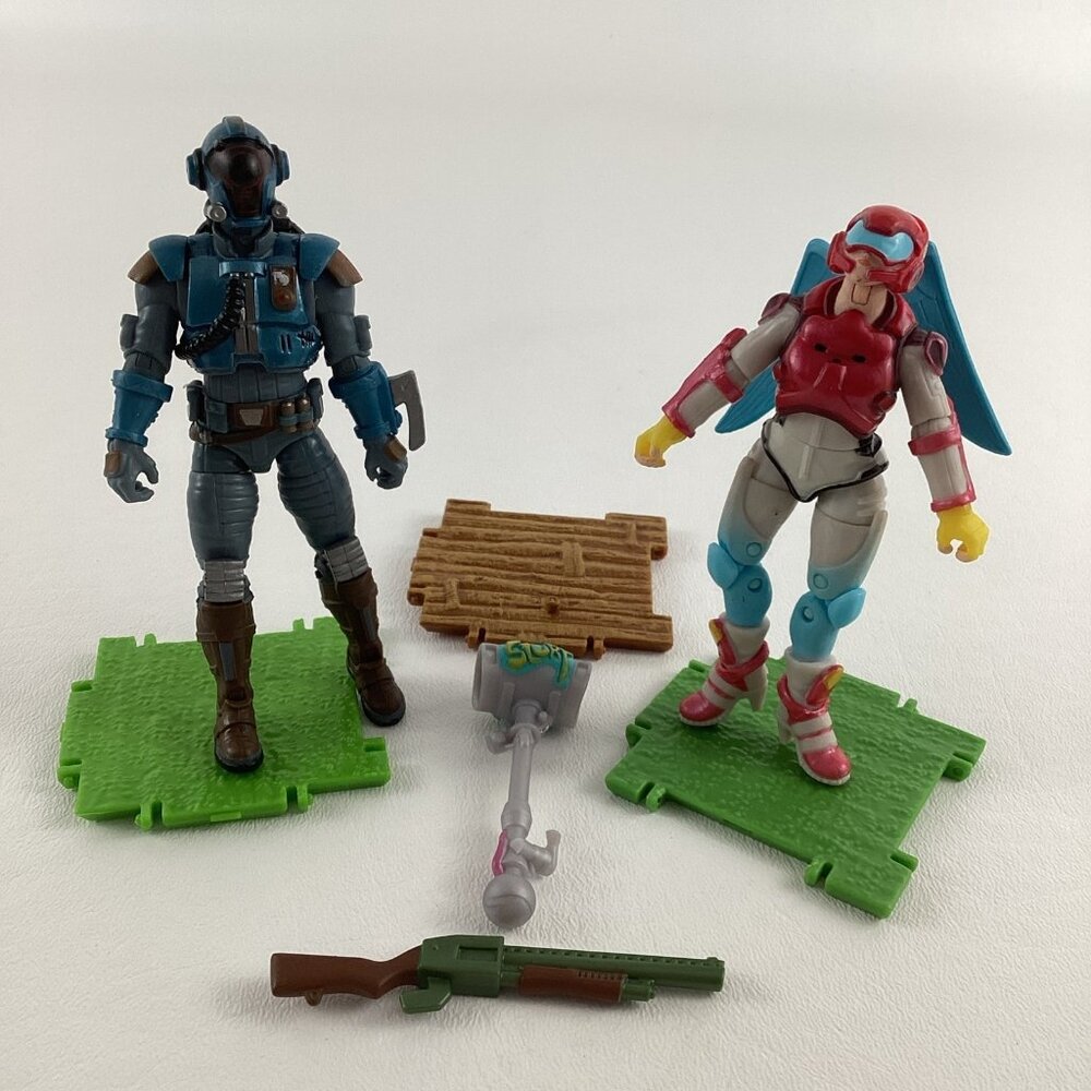 Fortnite The Visitor Rox 4" Figure Accessories Weapons Lot Epic Games Jazwares